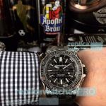 AAA Copy Audemars Piguet Royal Oak Offshore Diver Black Carved Watch Cool Style